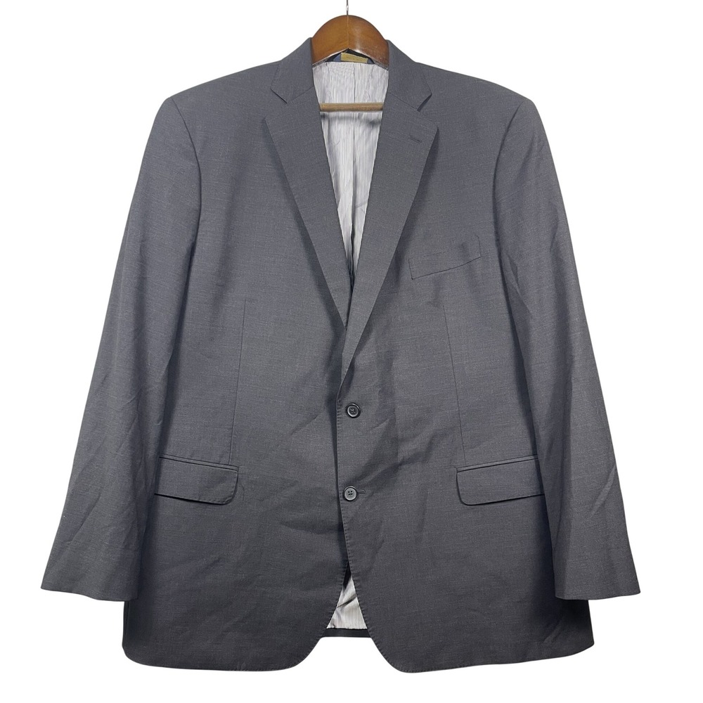 Brooks Brothers Blazer Mens 50L Gray Explorer Madison Fit Wool Linen Sport Coat